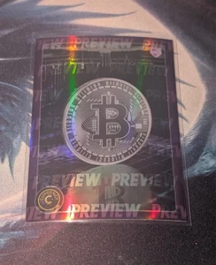 Currency Trading Cards Cardsmiths Space Bitcoin Preview C5P-1 NM/M - Picture 1 of 2