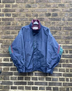 Men’s Columbia Sportswear Vintage Ski Nylon Jacket Winter Size XL Full Zip Blue  - Picture 1 of 20