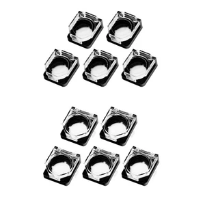 5x Stop Taste Abdeckung Notfall Stop Taste Kappe 2,2 cm Vorhängeschloss Deckel - Afbeelding 1 van 14