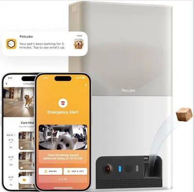 Petcube Bites 2 Lite Interactive WiFi Pet Monitoring Camera with Phone App - Image 1 of 4