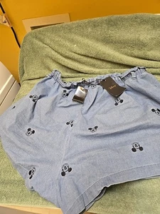 Torrid Disney Americana Mickey Mouse Chambray 3.5” Paperboy Shorts 1X - Picture 1 of 5