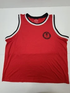 Sullen Art Collective Red Jersey Tank Mens 2XL Basketball Style Tank Top - Picture 1 of 15