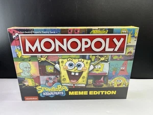 MONOPOLY: Spongebob Schwammkopf Meme Edition - Brandneu Factory Sealed - Bild 1 von 5