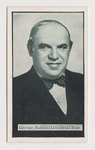 George Sidney 1933 Turf Personality Series Film Stars Tobacco Card #64 - Picture 1 of 2