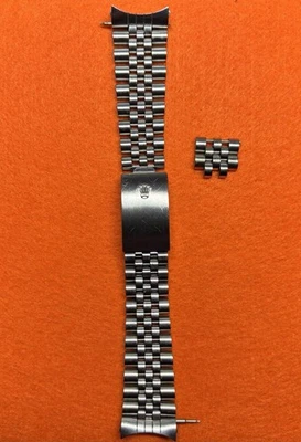 Rolex 1601 Datejust Jubilee pulsera de acero inoxidable y cierre 62510H 555 enlace final Foto 1 de 4