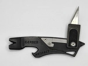 GERBER Artifact - Stainless Steel, Small, Black Multi Tool Pocket Knife RARE 3D - Picture 1 of 12