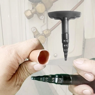 Sbavatore Per Tubi, Alesatore Per Smussi Di Tubi, Portatile, Professionale, Per - Immagine 1 di 4