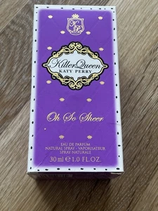 Katy Perry Killer Queen Oh So Sheer Eau de Parfum 30ml Spray New In Box,No Seal - Picture 1 of 3