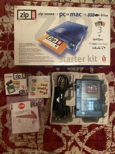 Iomega Zip 100 Unità USB portatile PC/Mac Superfloppy aperto mai usato - Imagen 1 de 4