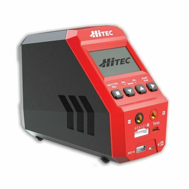 Hi-Tec RDX1 AC/DC Battery Charger/Discharger - Black/Red (44245) - Image 1 of 1