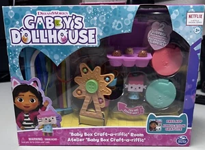 Gabby's Dollhouse Baby Box Cat Craft-A-Riffic Room with Exclusive Figure Acce... - Picture 1 of 2