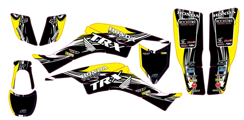 Fits Honda TRX 400 99-07 graphic kit trx400ex stickers decal kit trx400 - Image 1 of 1
