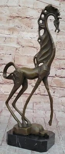 Abstract Animal Bronze Sculpture "Horse" Homage to Salvador Dali signed Figurine - Picture 1 of 10