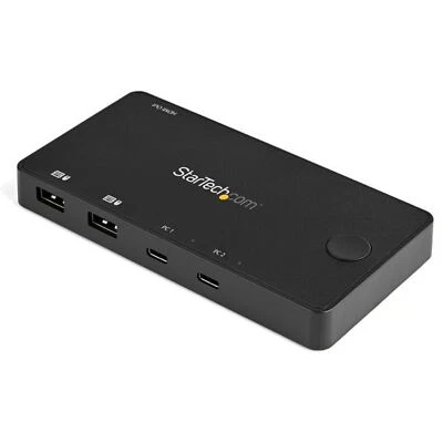 StarTech 2 Port USB C KVM Switch - Schwarz - Bild 1 von 4