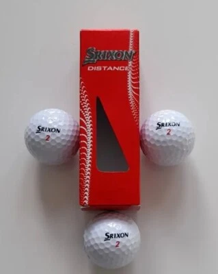 Golf Balls × 3 - SRIXON DISTANCE - Image 1 of 4