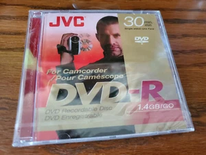 1 neue ungeöffnete JVC Rohling DVD DVD-R beschreibbare Disc 30 Min 1,4GB/GO - Bild 1 von 3