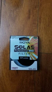 Hoya SOLAS IRND 0.9 62mm Infrared Neutral Density Filter - 620SOLASI RND 0.9 - Picture 1 of 2