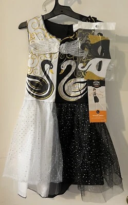 Disfraz Cisne Negro Niño Niños Talla GRANDE 12-14 Halloween Vestido Máscara Bailarina Foto 1 de 4