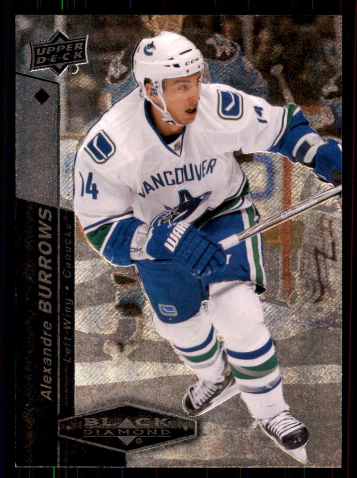 2010-11 Upper Deck Black Diamond #73 Alexandre Burrows Vancouver Canucks - Image 1 of 2