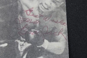 Vintage signed note card - Beau Jack World Lightweight Champion - Picture 1 of 2