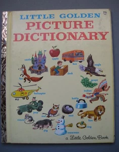 Vintage Little Golden Picture Dictionary #369 - L Edition - Free US Shipping! - Picture 1 of 8