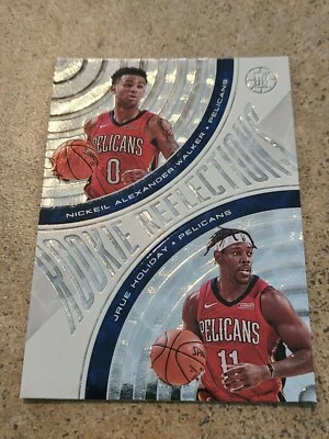 2019-20 ILLUSIONS BASKETBALL NICKEIL ALEXANDER-WALKER/JRUE HOLIDAY RC REFLECTION - Image 1 of 2