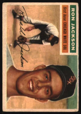 1956 Topps #186 Ron H. Jackson VG/VGEX White Sox 569016 - Image 1 of 2