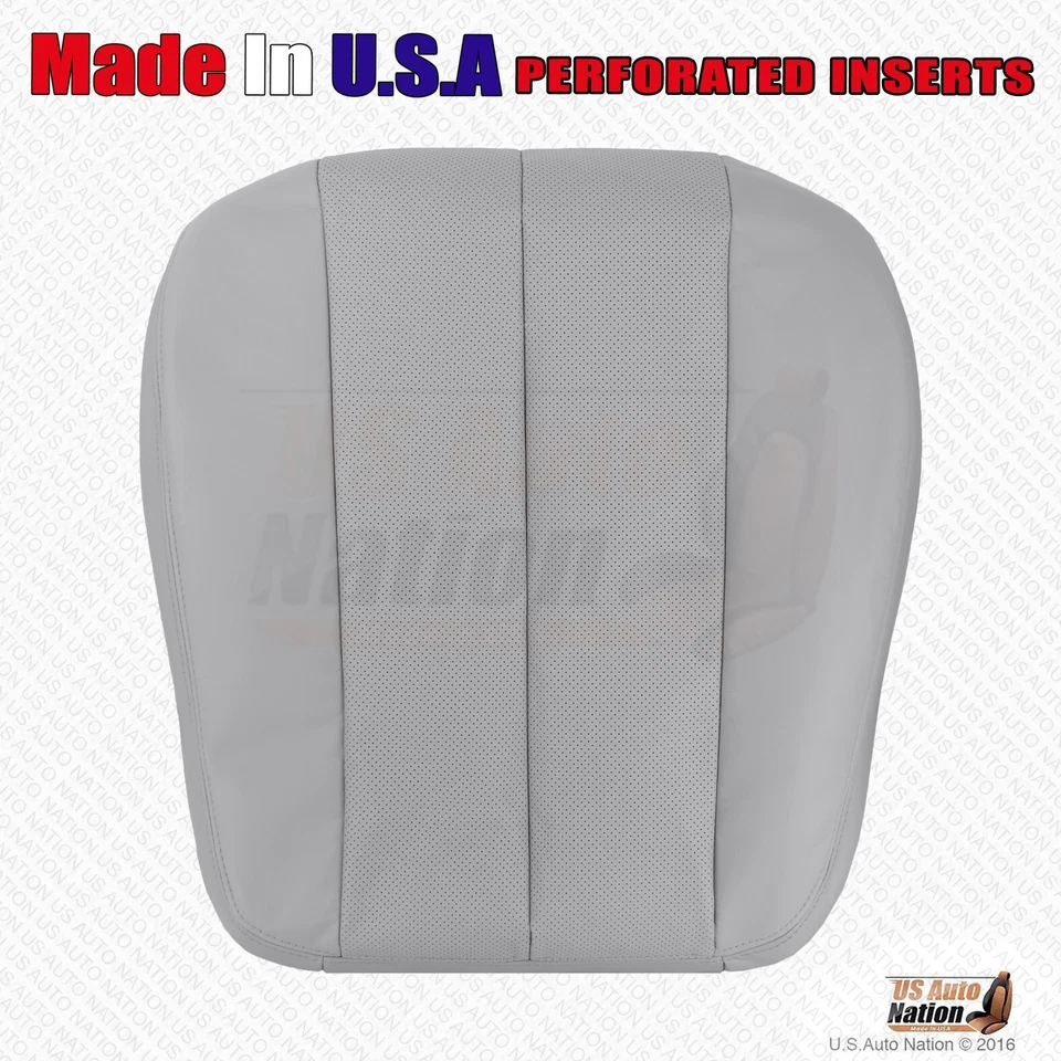 1994 1995 Mercedes Benz SL300 SL320 SL500 SL600 Driver Bottom capa de couro cinza - Imagem 1 de 4