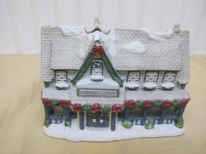 Vintage Partylite Ceramic Candle Shop House Tealight Candle Holder PO266 - Picture 1 of 7