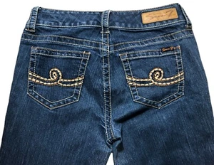 NWOT Seven7 Jeans Retail $69 High Rise Skinny Jean Blue Denim Size 8 Women - Picture 1 of 7