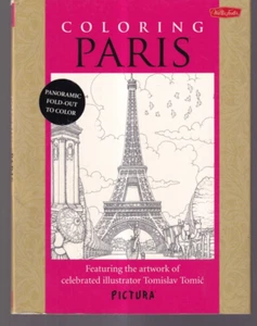 COLORING PARIS: (2014 FOLDOUT){W5} - Foto 1 di 2