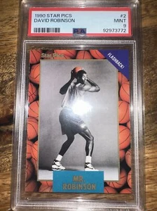 PSA 9 1990 STAR PICS Medallion Edition DAVID ROBINSON PSA 9 Pop 1 - Picture 1 of 3
