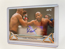 2016 Topps UFC Knockout Yoel Romero Auto Sports card