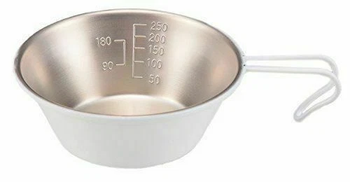 CAPTAIN STAG UH-11 Acero Inoxidable Color Sierra Taza 320ml Blanco Exterior NUEVO Foto 1 de 1