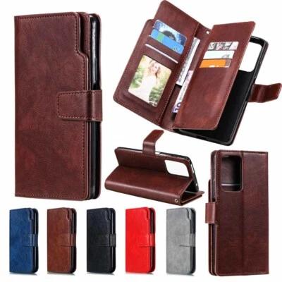 For Xiaomi Redmi Note 11/10/9/8 Pro 9s Mi 11T Pro Card Wallet Leather Case Cover - Image 1 of 4