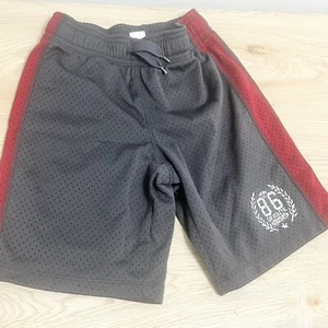 GATOR Boys Mesh Gym Shorts Athletic Basketball School Sports Maroon Youth Small - Picture 1 of 4