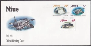 NIUE 2001 Turtles set FDC..................................................27814 - Picture 1 of 1