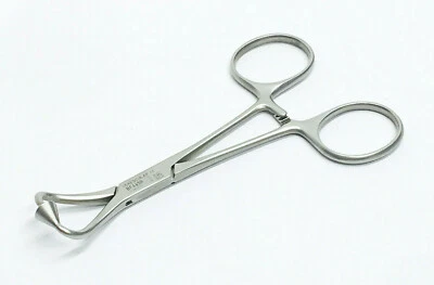 Aesculap Tuchklemme BF465R 3 Stück für Papiertücher 115mm NEU