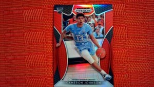 2019-20 Panini Prizm Draft Picks Basketball Red Prizm #76 Cameron Johnson - UNC