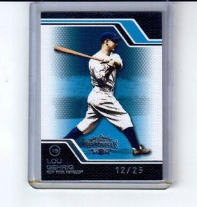 2008 Topps Triple Threads Sapphire #9 Lou Gehrig New York Yankees HOF 12/25