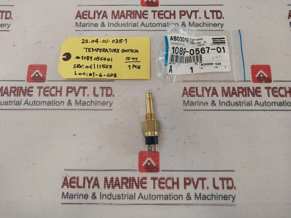 VDO Atlas Copco 803/4/2 Temperature Switch Sensor 120°c 1089-0567-01 - Image 1 of 4