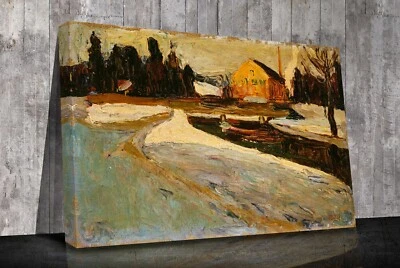 Wassily Kandinsky Schwabing, Wintersonne lienzo arte enmarcado o impreso solamente Foto 1 de 4