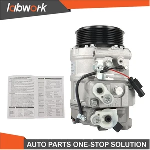 Labwork A/C AC Compressor For Mercedes-Benz 2005 2006 2007 2008 2009 C-CLASS CLK - Picture 1 of 12