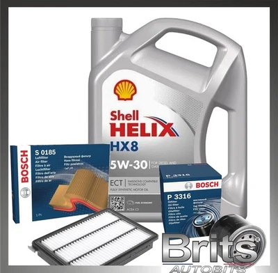 KIT DE SERVICIO para Hyundai Tucson 1.6 T-GDi MK3 2015-21 filtro de aire de aceite y aceite de carcasa Foto 1 de 4