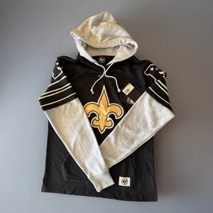 Sudadera con capucha suéter NFL '47 New Orleans Saints nueva con etiquetas precio de venta sugerido por el fabricante 130 USD - Imagen 1 de 5