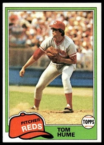 1981 Topps #419 Tom Hume Cincinnati Reds NM+ - Picture 1 of 2