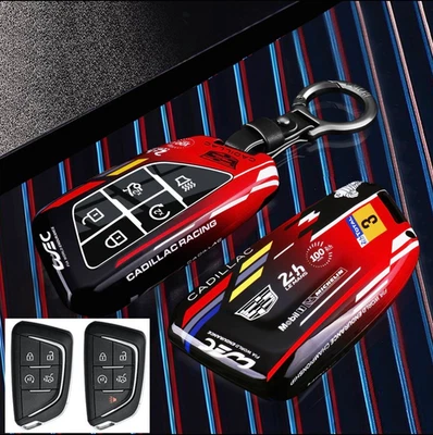 Key Fob Cover Case Shell for Cadillac CT5 CT6 ATS XT5 XT4 Escalade ESV - Image 1 of 3
