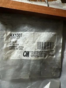 Columbus McKinnon Corp 4X1307 Riegel-Kit Größe #7 Gewicht 10 Pfund Verzinkt - Bild 1 von 8
