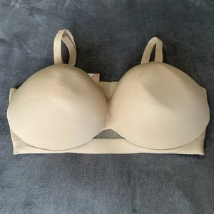 Cacique Bra Comfort Bliss 44H NWT  Lightly Lined Multi-way Strapless - Picture 1 of 4