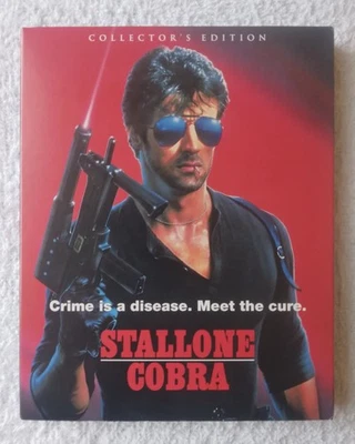 Cobra (Collector's Edition) (Blu-ray, 1986) Stallone with slipcover Foto 1 de 4